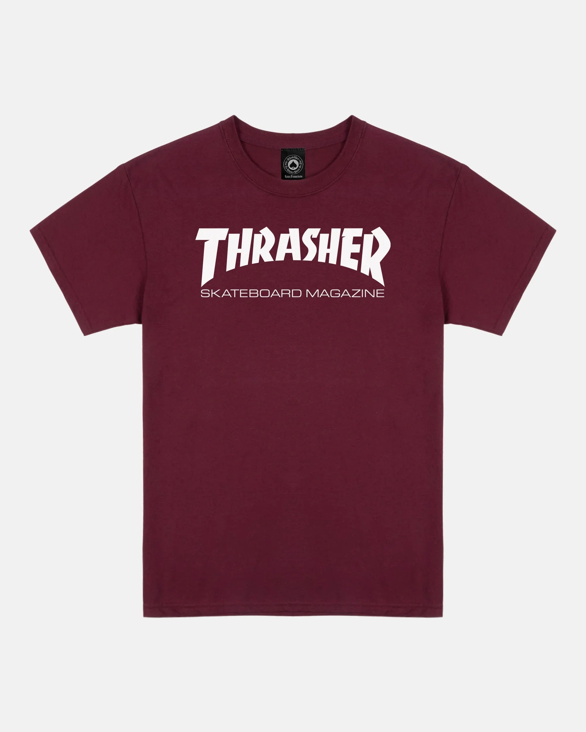 SKATE MAG - TSHIRT - MAROON - Four Street