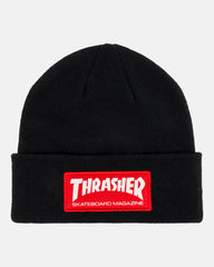 SKATE MAG PATCH - BEANIE - BLACK