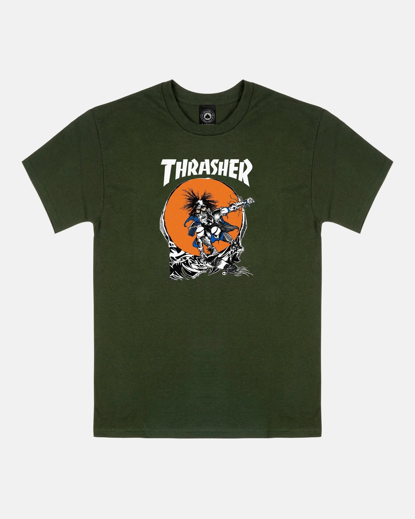 SKATE OUTLAW - TSHIRT - FOREST GREEN