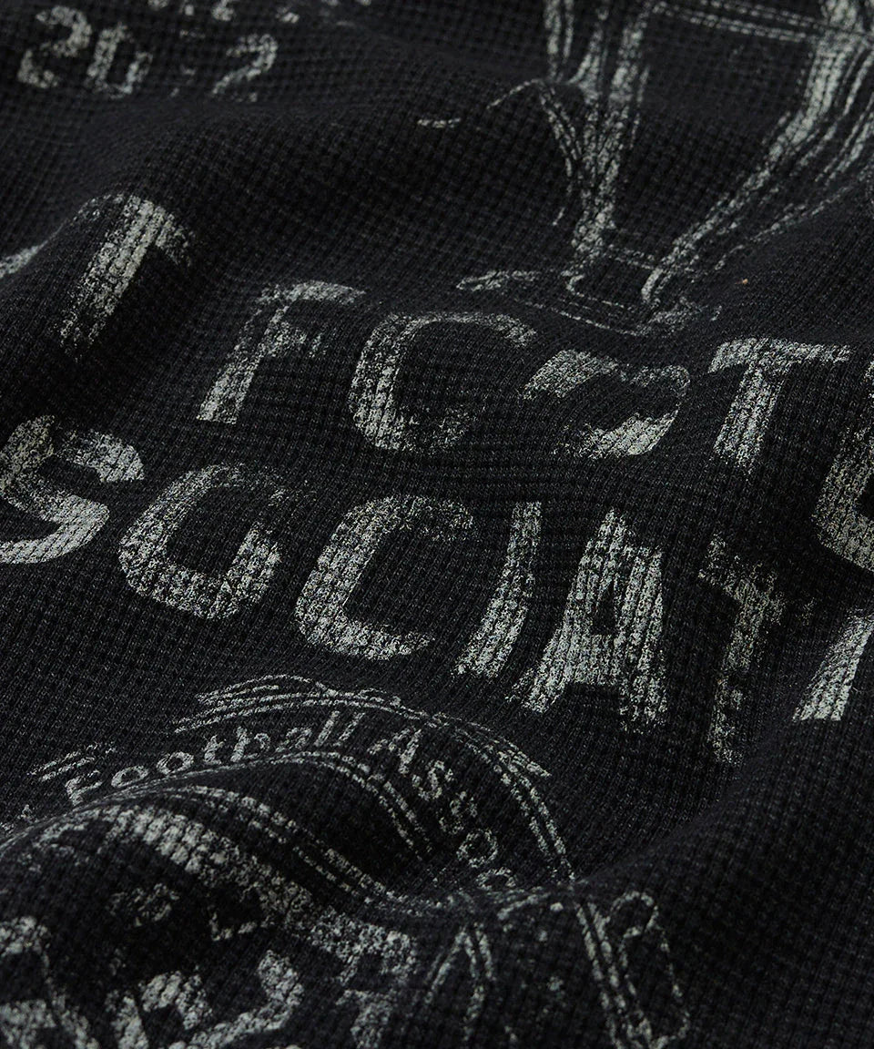 Football Association Long Sleeve T-shirt Vintage Black - Four Street