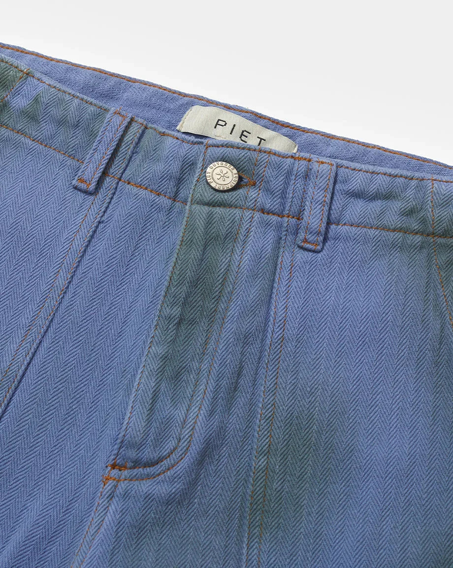 PIET Nation Selvedge Denim Pants Medium Blue