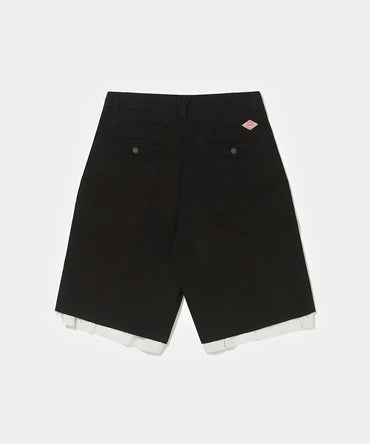 Lined Chino Shorts Black
