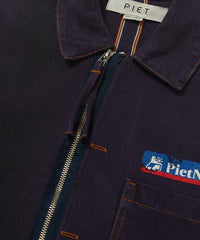 PIET Nation Selvedge Denim Jacket Purple