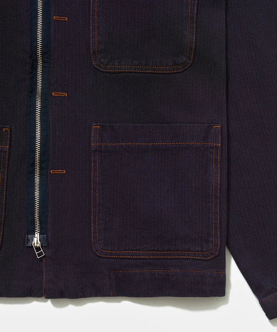 PIET Nation Selvedge Denim Jacket Purple