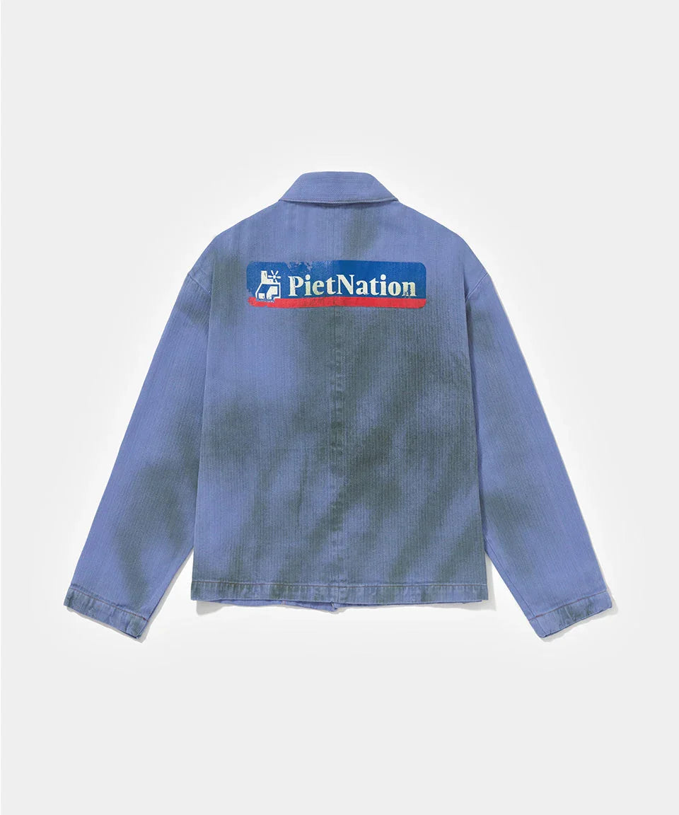 PIET Nation Selvedge Denim Jacket Medium Blue - Four Street