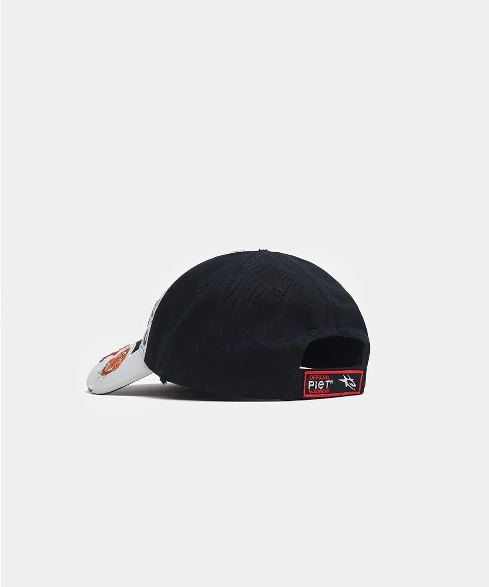 PIET F.C. Emblem Cap Black - Four Street