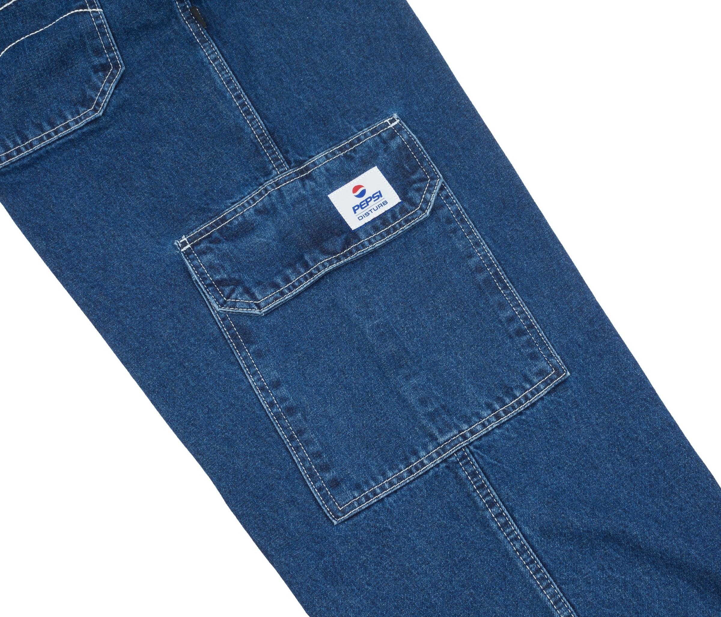 Screw Denim Pants in Blue - Four Street