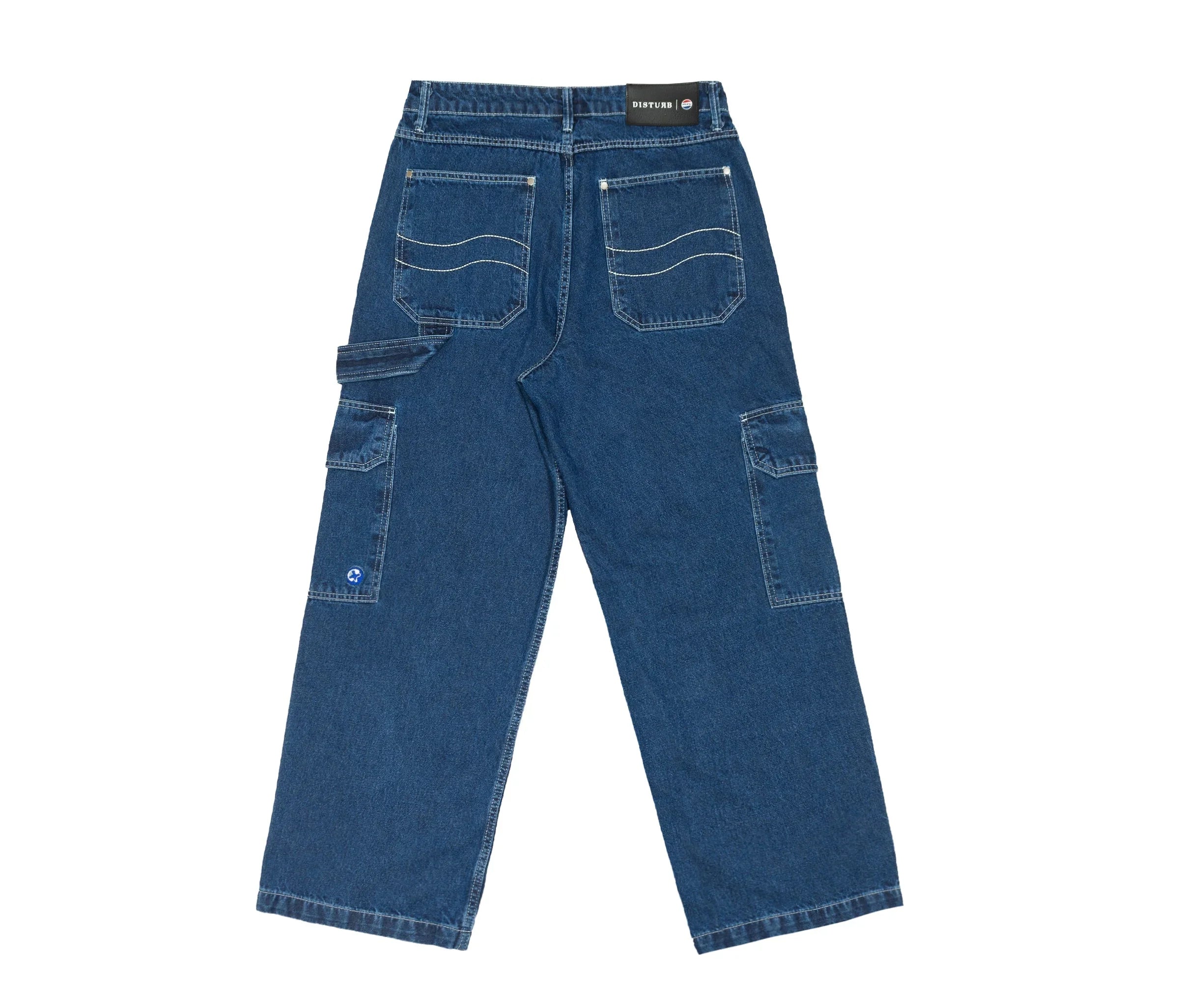 Screw Denim Pants in Blue - Four Street