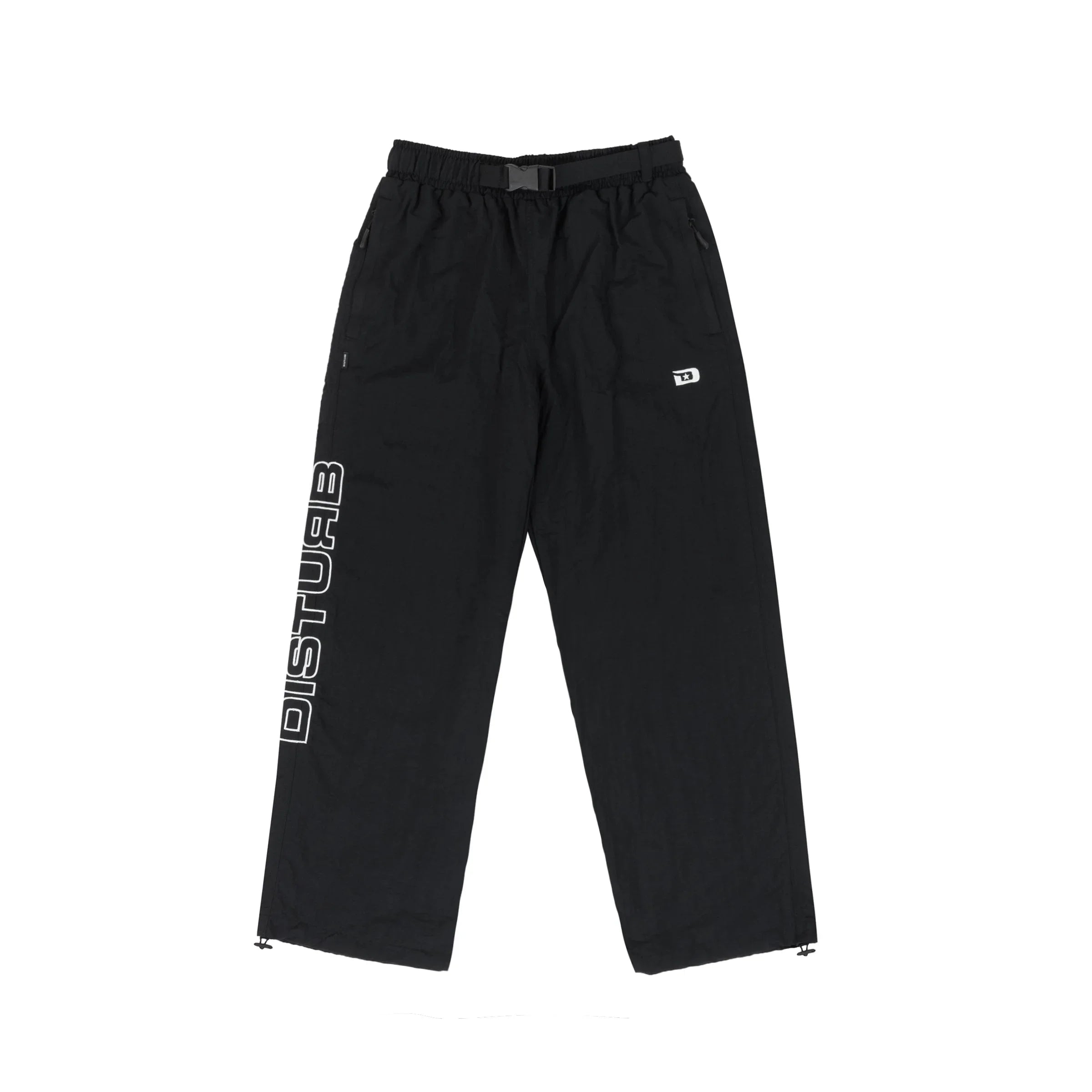 Euro Nylon Pants in Black - Four Street