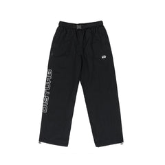 Euro Nylon Pants in Black