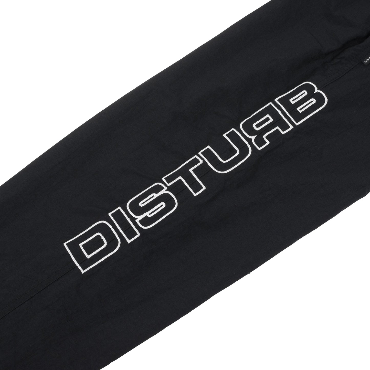 Euro Nylon Pants in Black