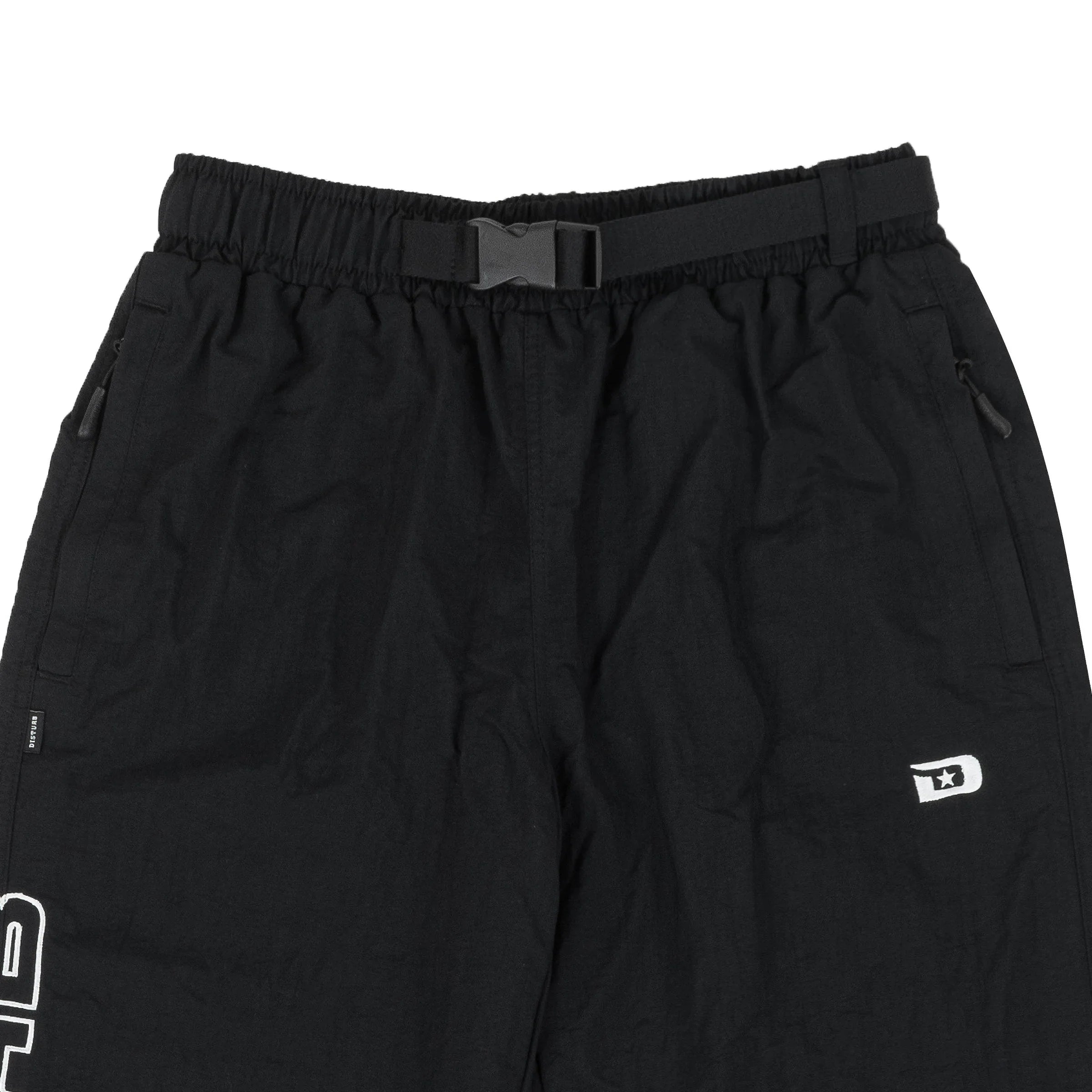 Euro Nylon Pants in Black - Four Street