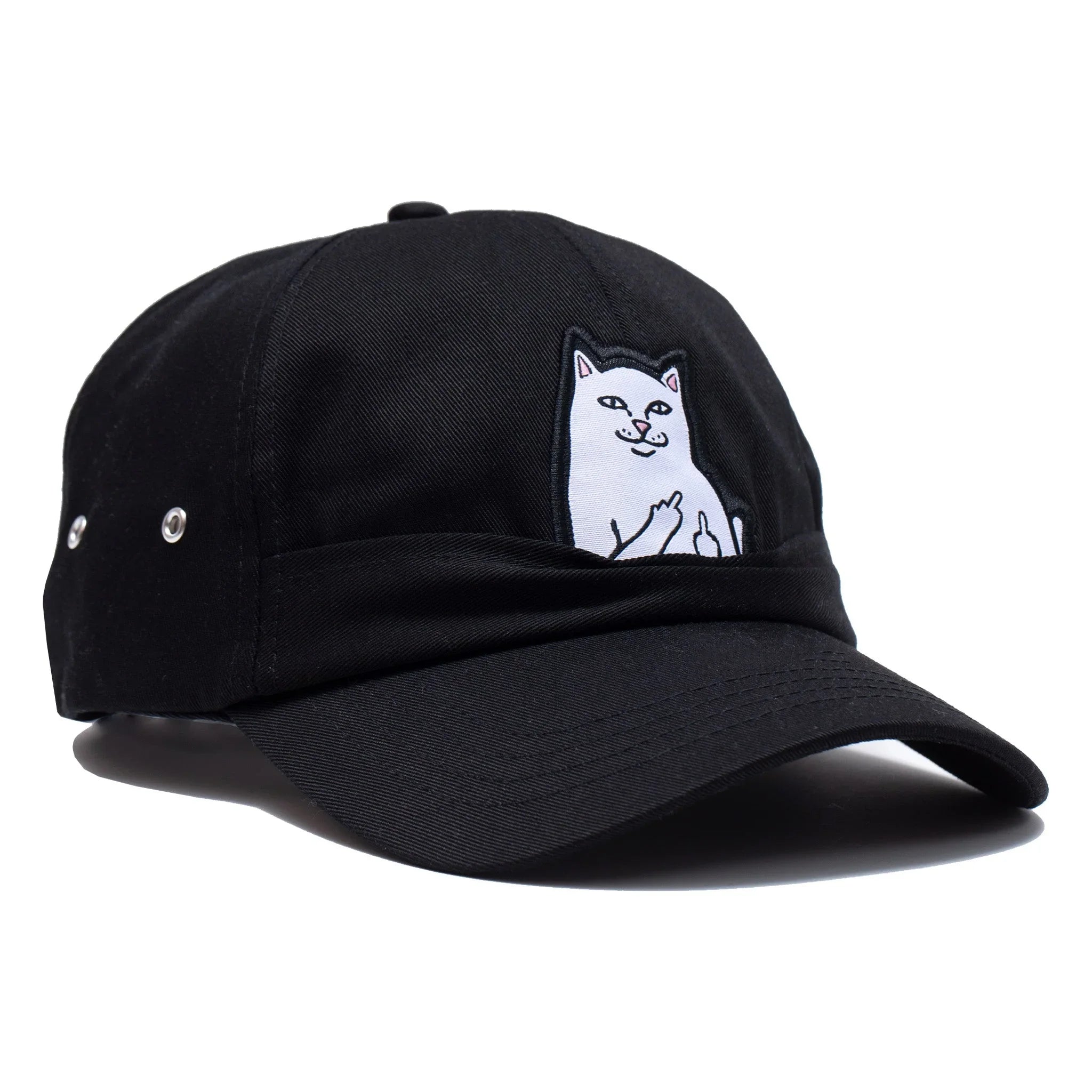 Lord Nermal 6 Panel Pocket Hat (Black) - Four Street