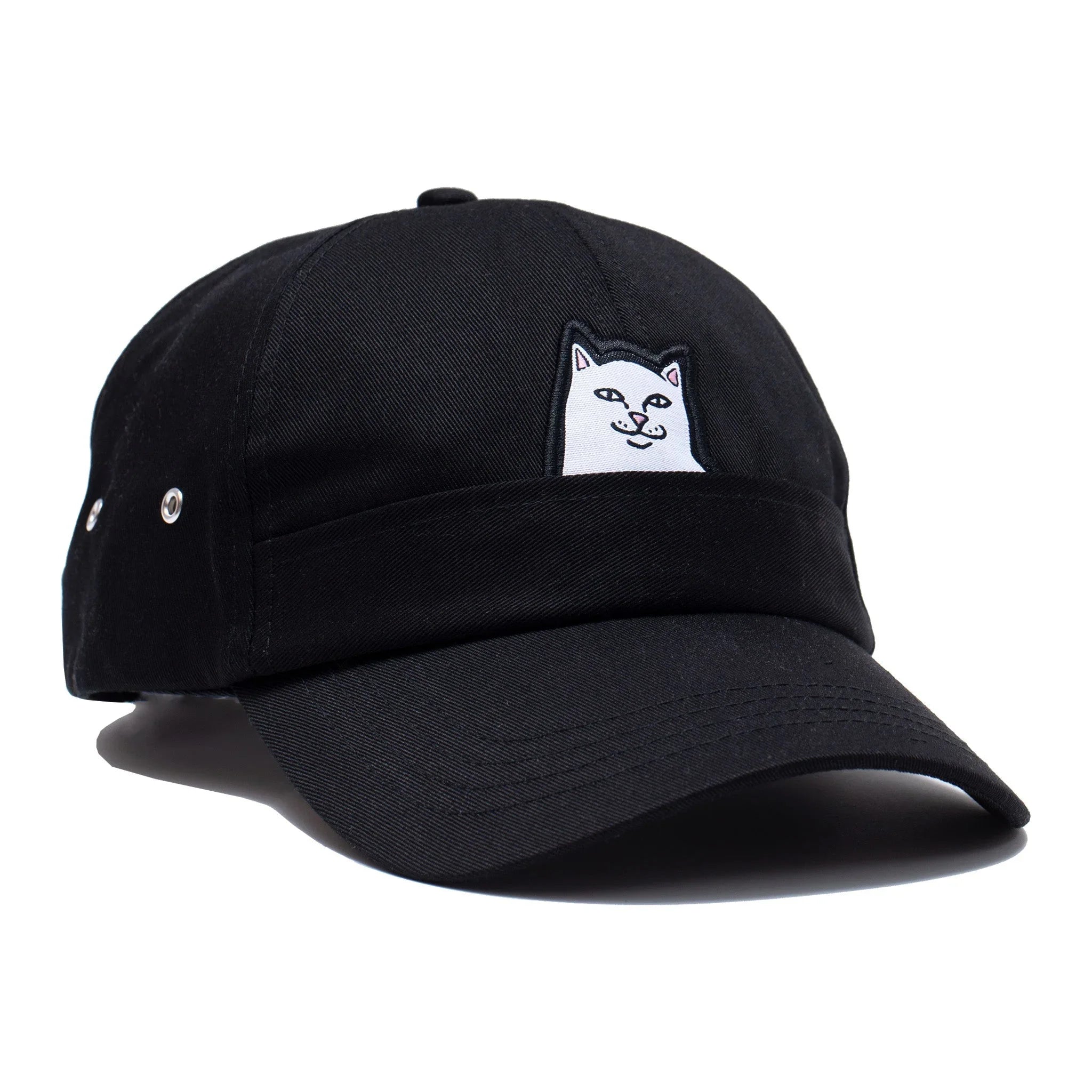 Lord Nermal 6 Panel Pocket Hat (Black) - Four Street