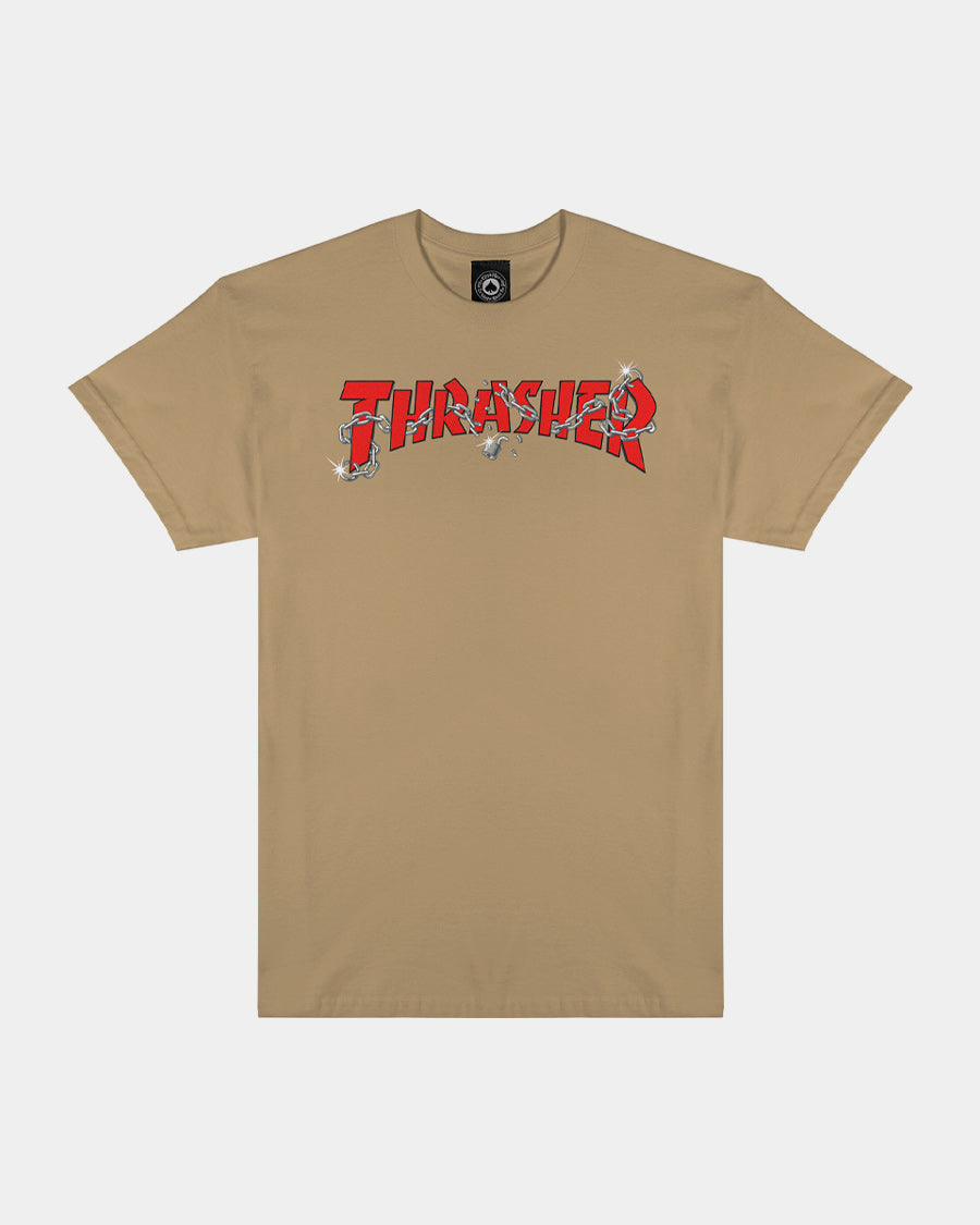 CHAINS BY DANIEL SHEPARD - T-SHIRT - TAN