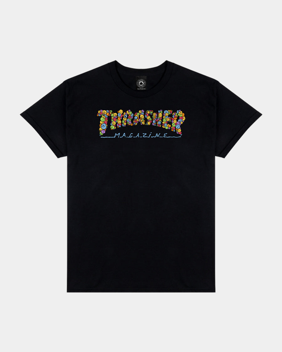 SMILE BY SPANKY - T-SHIRT - BLACK