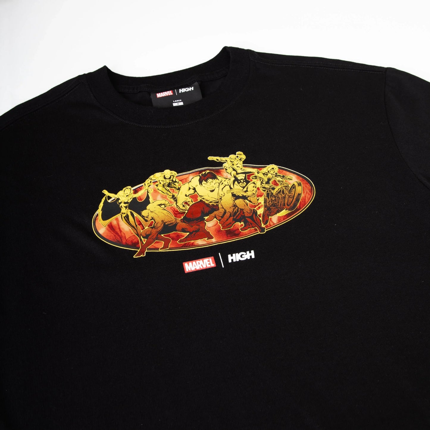 CAMISETA HIGH HEROES BLACK