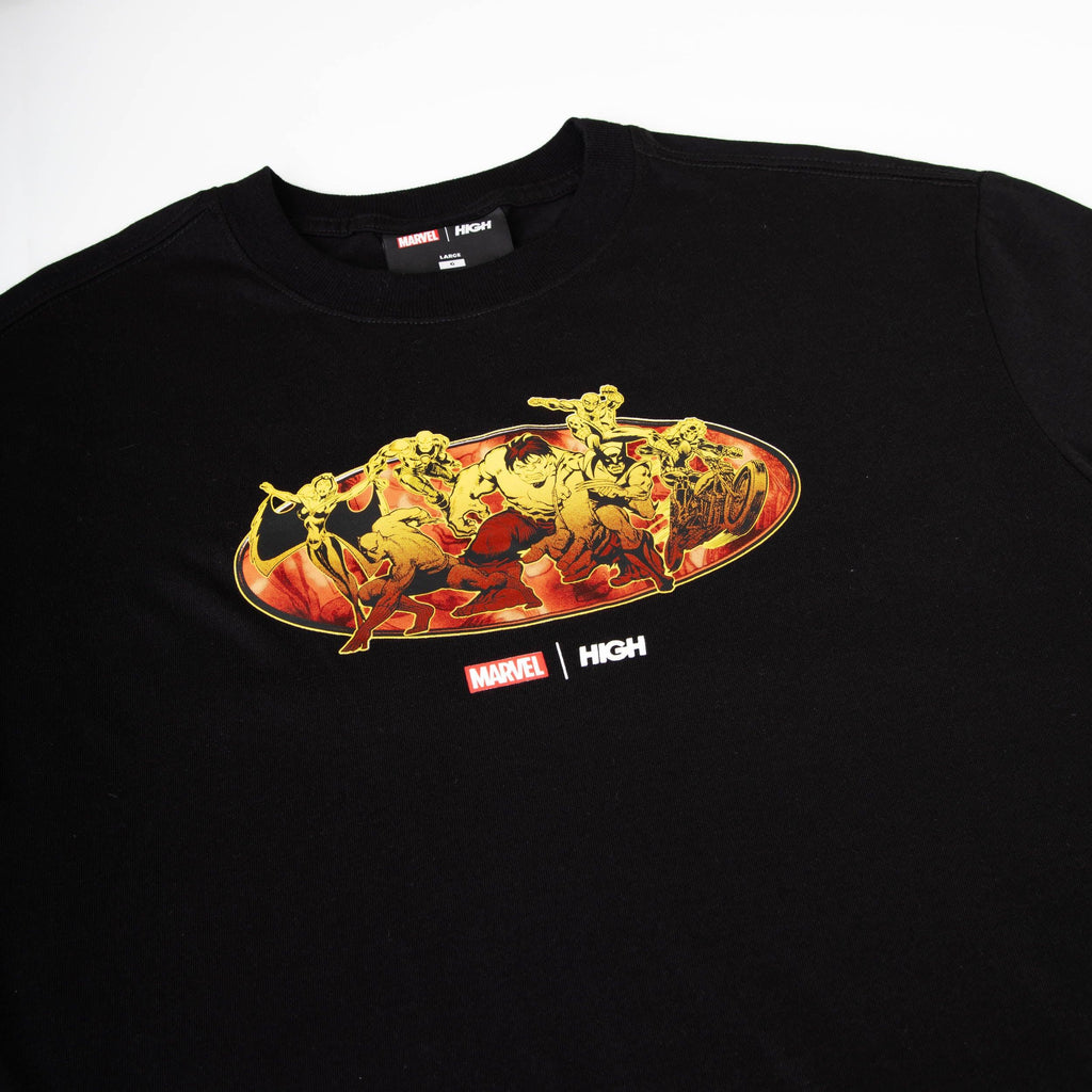 Tee Heroes Black - Four Street