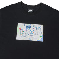 CAMISETA HIGH MAPS BLACK