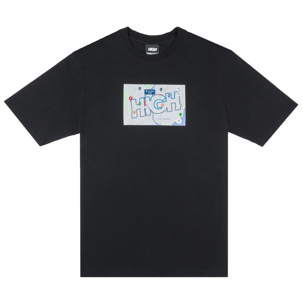 CAMISETA HIGH MAPS BLACK - Four Street