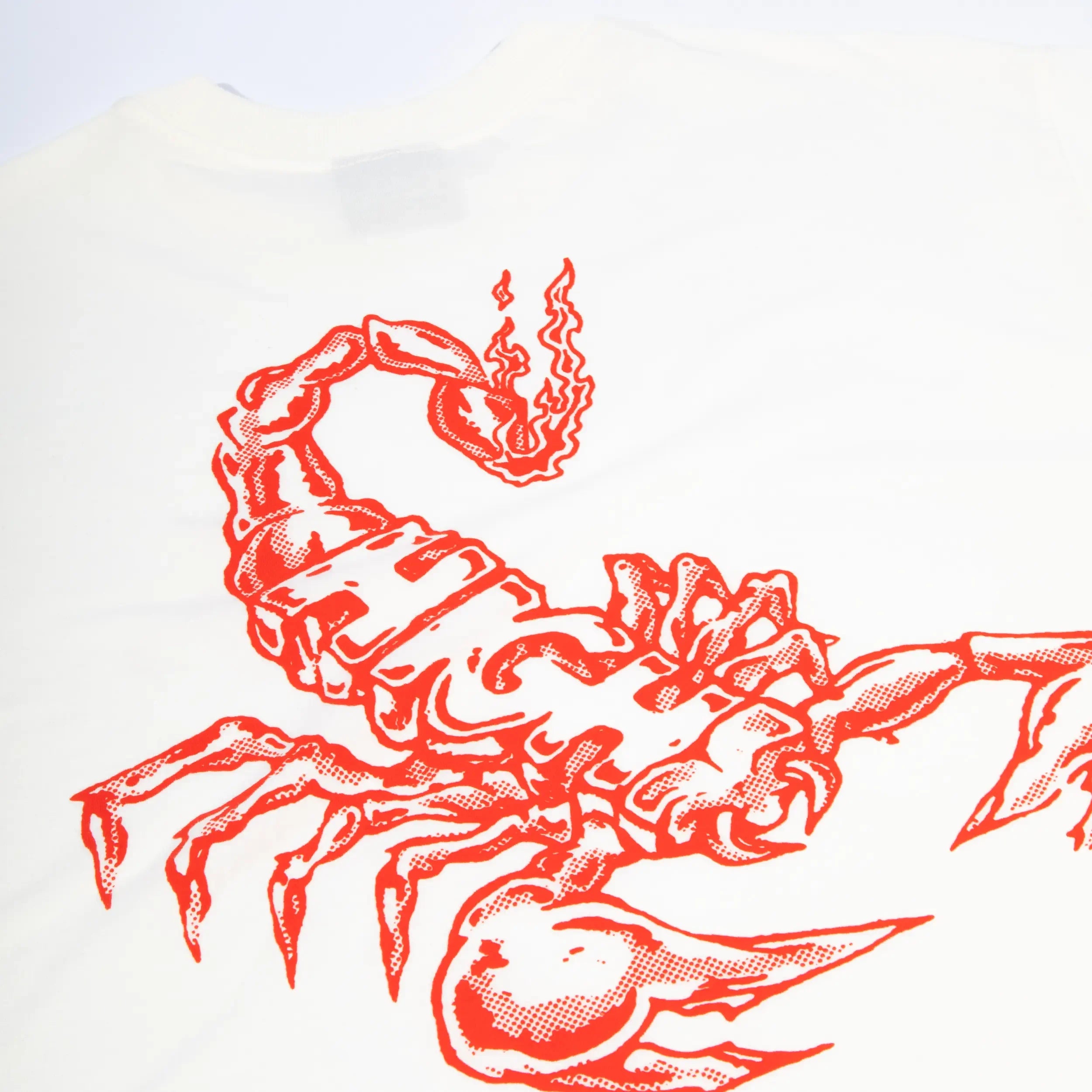 Tee Scorpion White/Red - Four Street