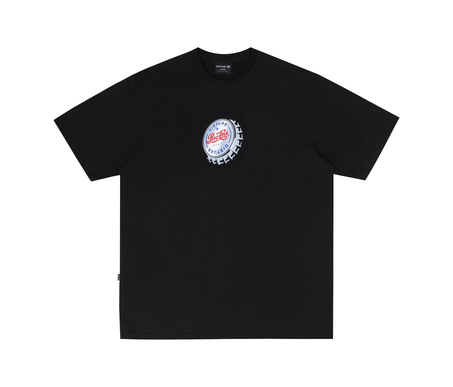 Vintage Cap Tee in Black