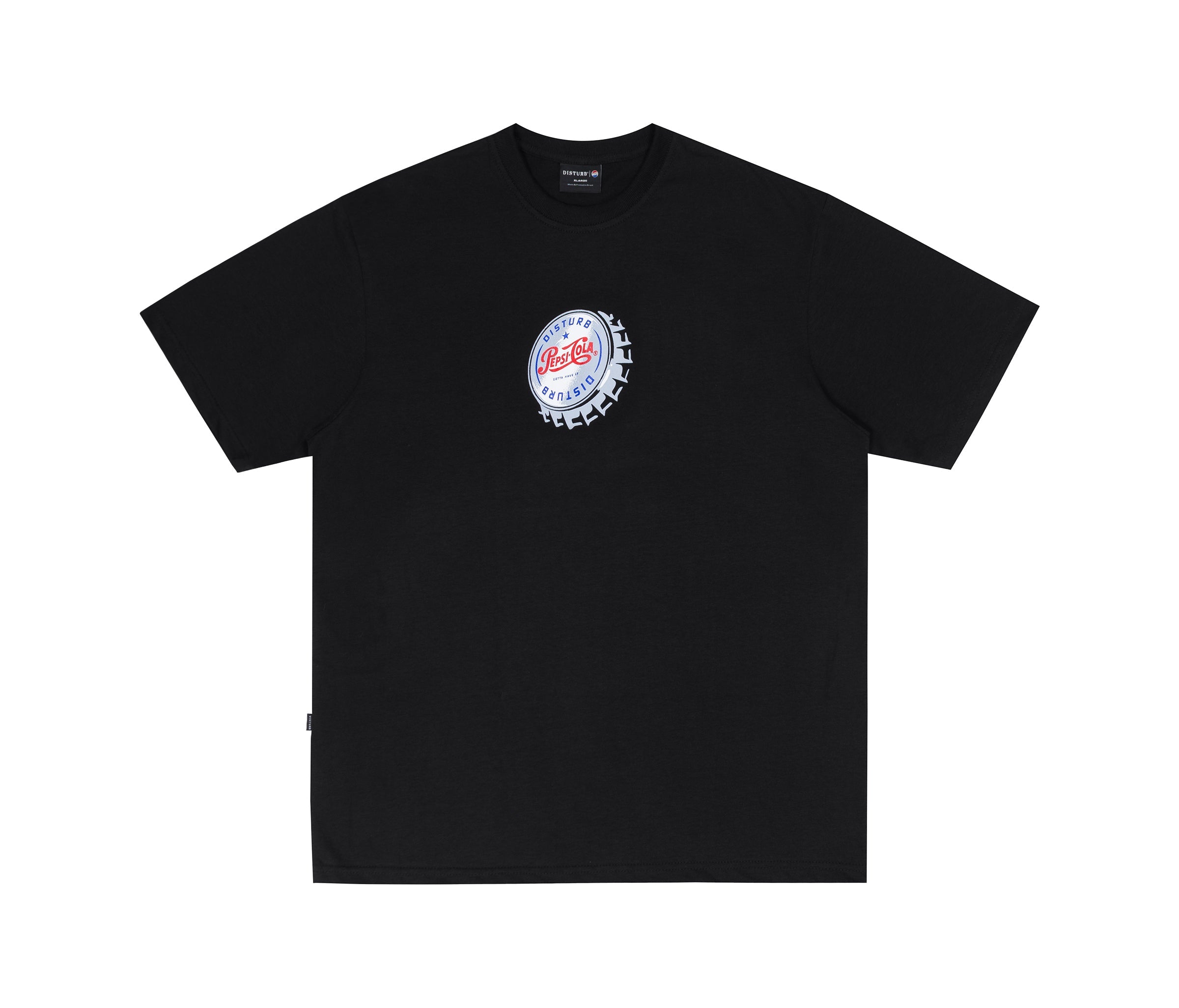 Vintage Cap Tee in Black