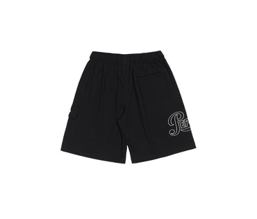 Vintage Twill Shorts in Black