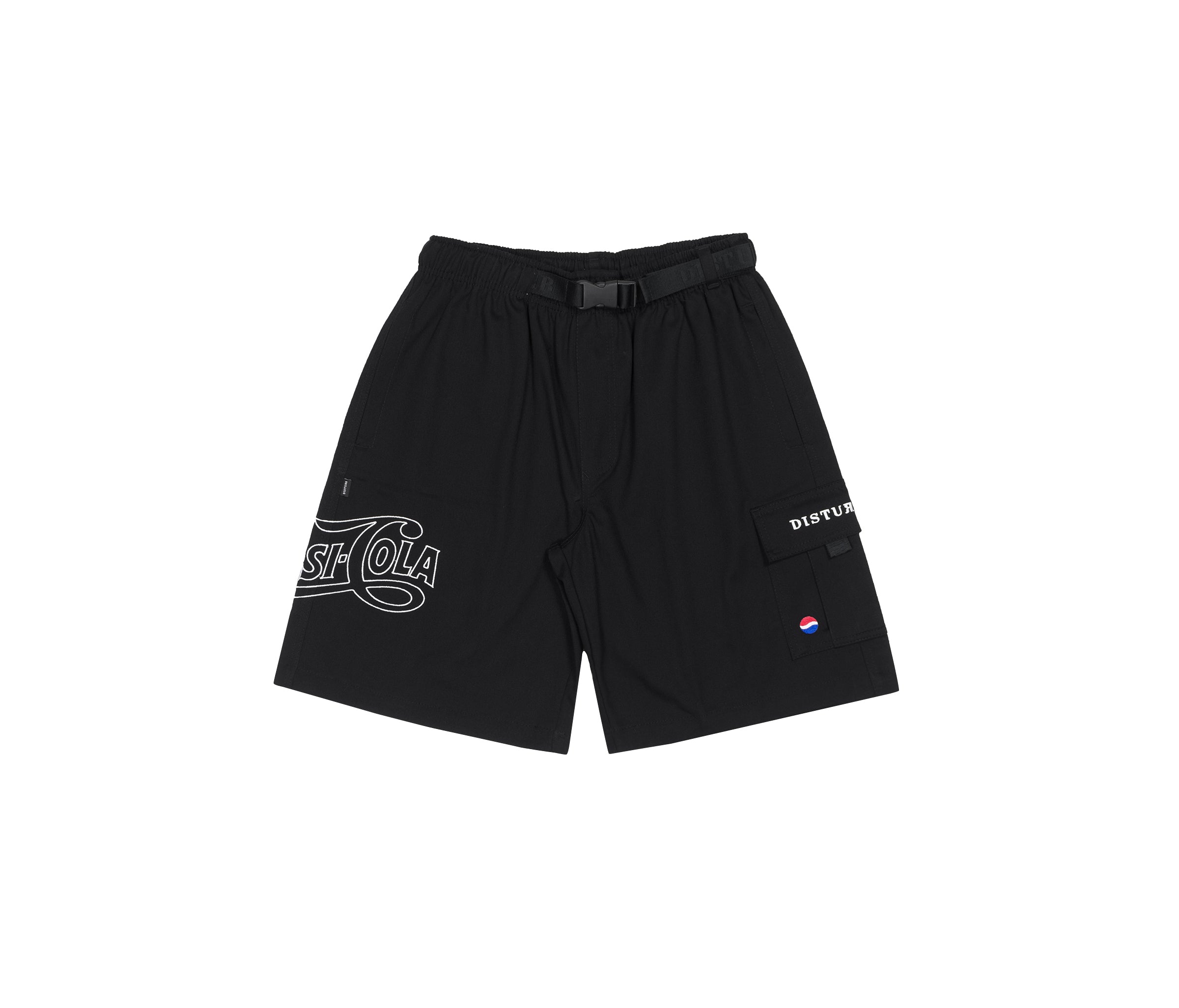 Vintage Twill Shorts in Black