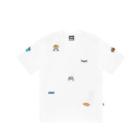 Work Tee Doodles White