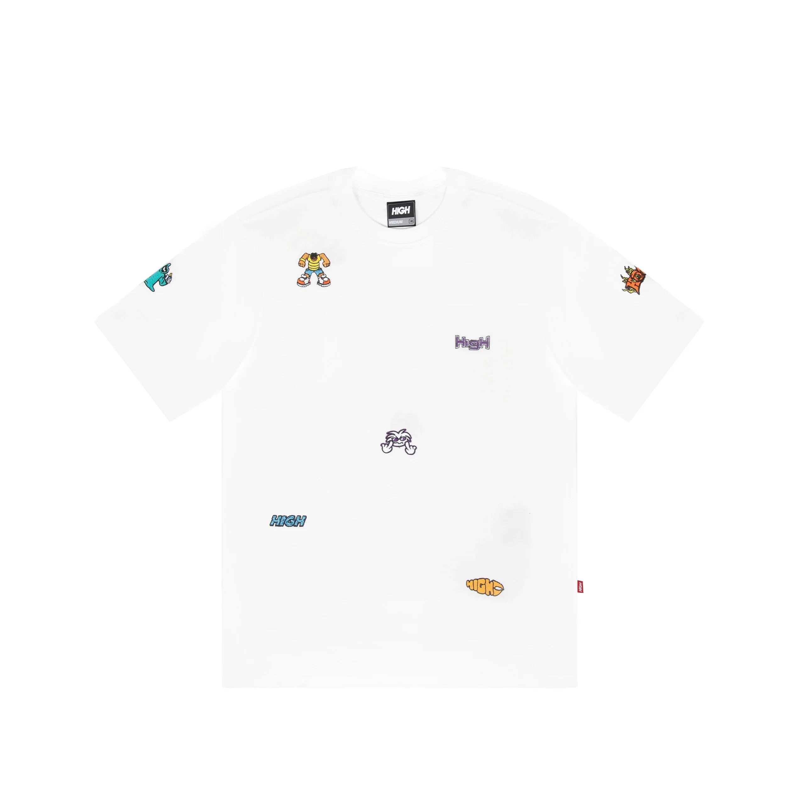 Work Tee Doodles White
