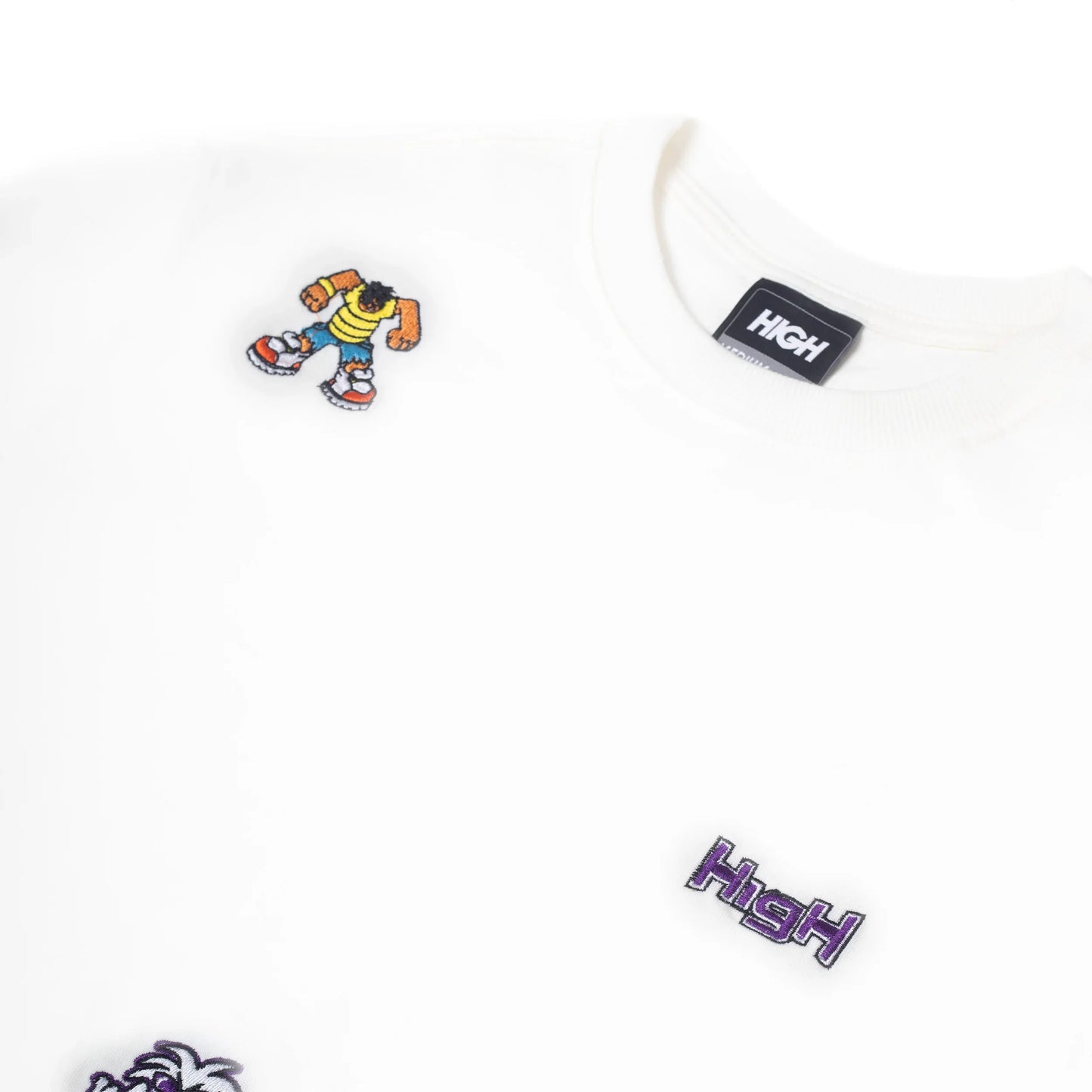 Work Tee Doodles White