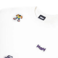 Work Tee Doodles White