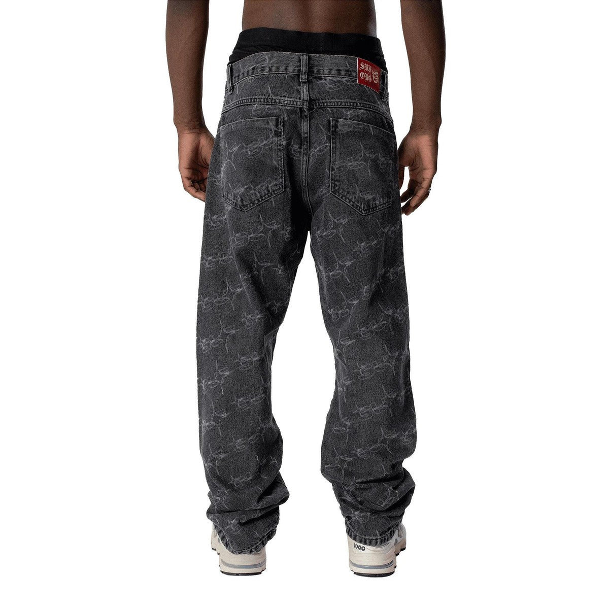 PANTS MONOGRAM SUFSTAR JEANS BLACK