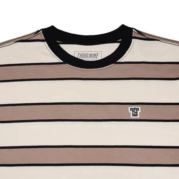 CAMISETA LISTRADA CAPUCCINO - Four Street