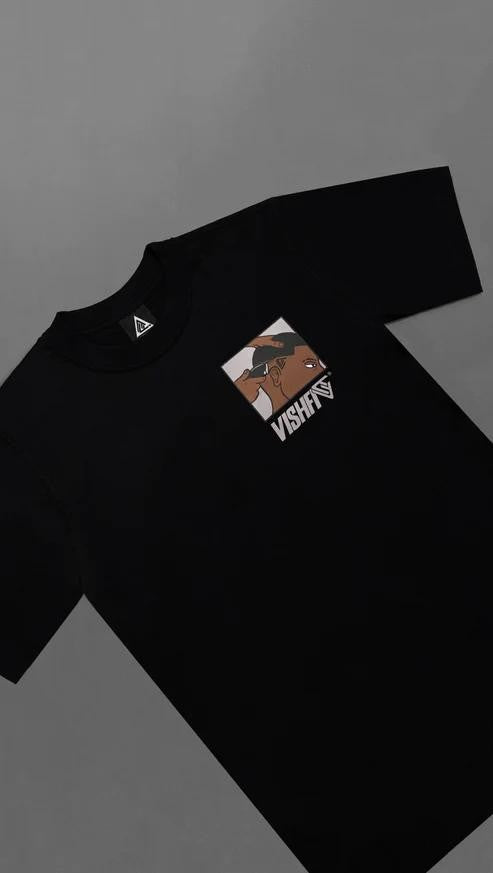 CAMISETA RÉGUA PRETA "BRAZART"