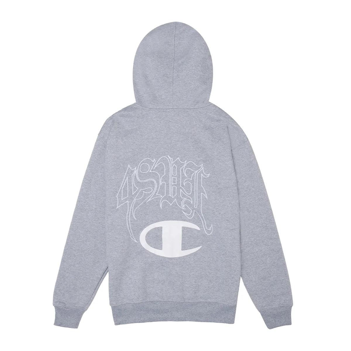 HOODIE SUF X CHAMPION 4 SUF Z GRAY