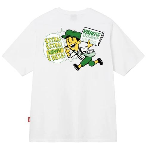 CAMISETA EXTRA EXTRA BRANCA "WORLD CUP 2022"