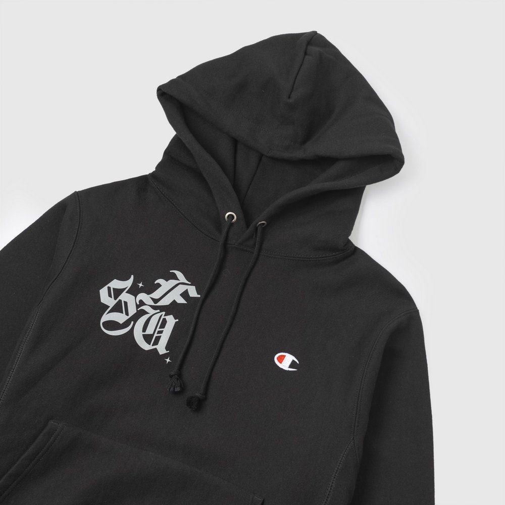 Moletom x Champion Stars 3M Reverse Wave Black