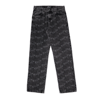 PANTS MONOGRAM SUFSTAR JEANS BLACK