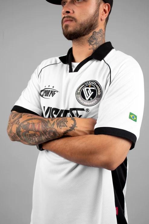 JERSEY RETRO CLASSIC BRANCA "WORLD CUP 2022"