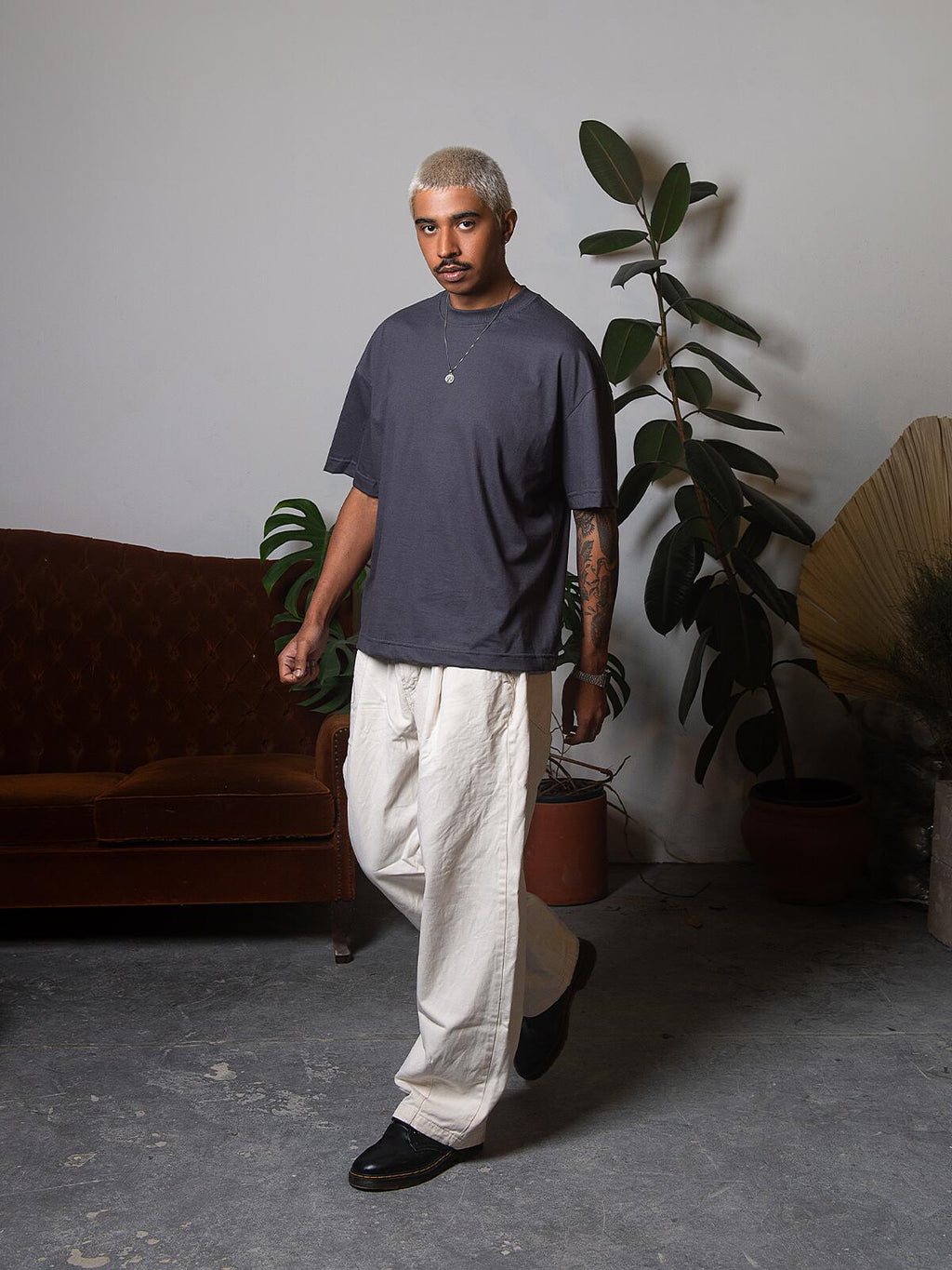 Camiseta Boxy Cinza - Four Street