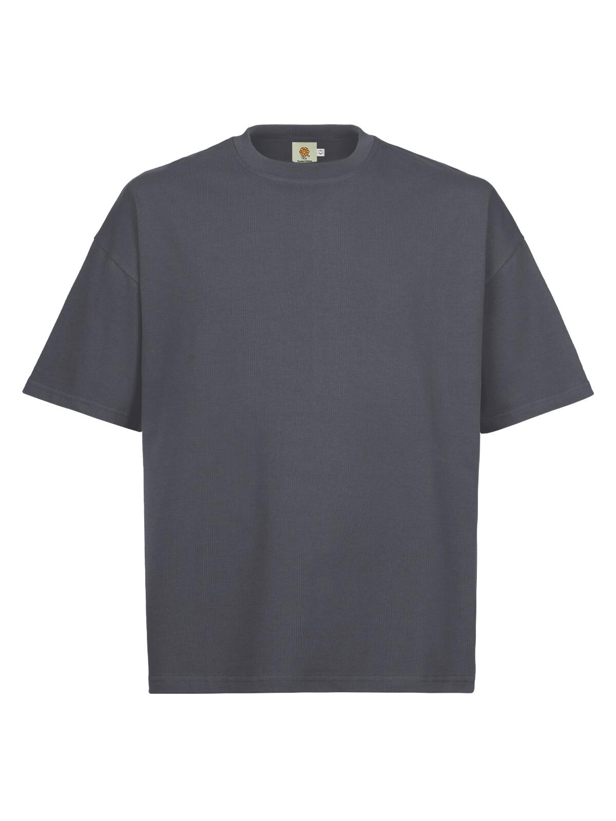 Camiseta Boxy Cinza