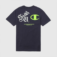 Camiseta Sufgang x Champion Stars 3M Heritage Navy Blue