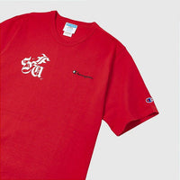 Camiseta Sufgang x Champion Stars Heritage Tee Red