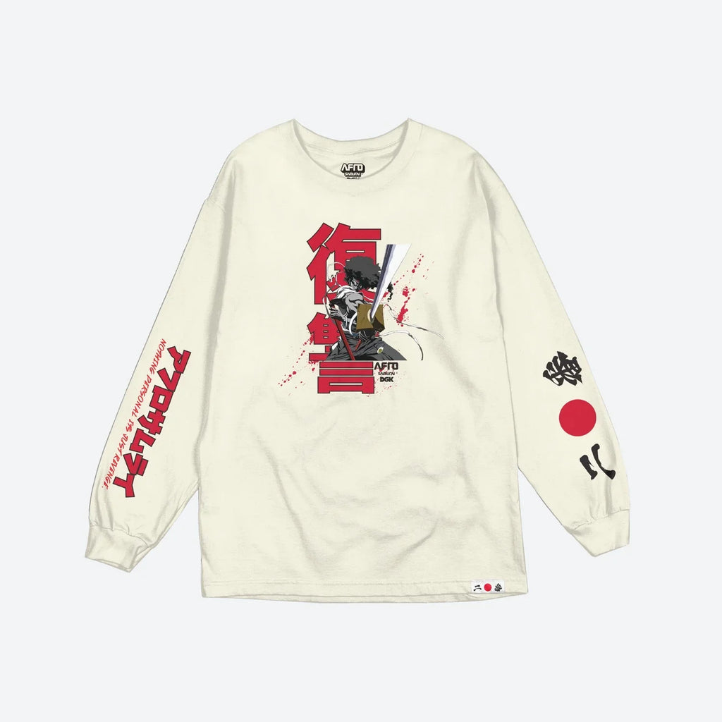 Afro Long Sleeve T-Shirt - Four Street