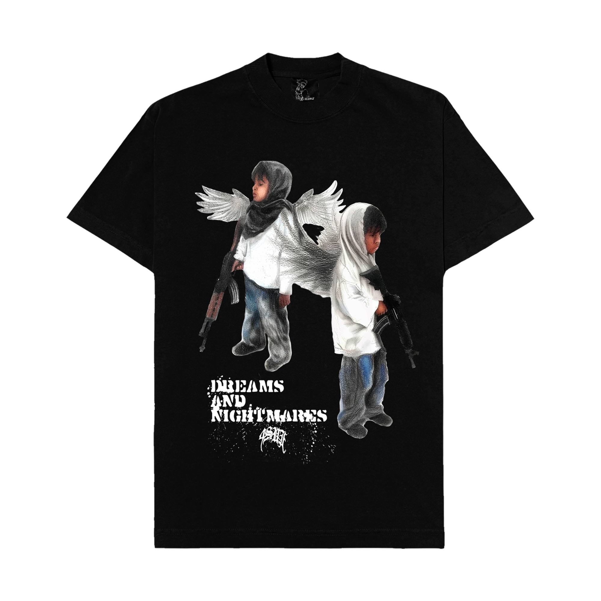 TEE DREAMS AND NIGHTMARES BLACK