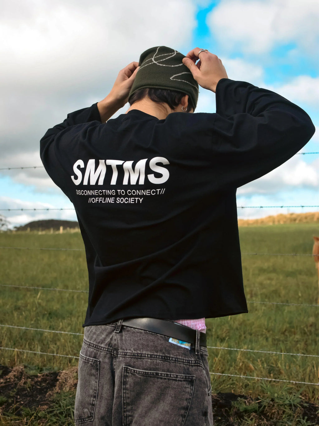 Camiseta Manga Longa SMTMS Preta - Four Street