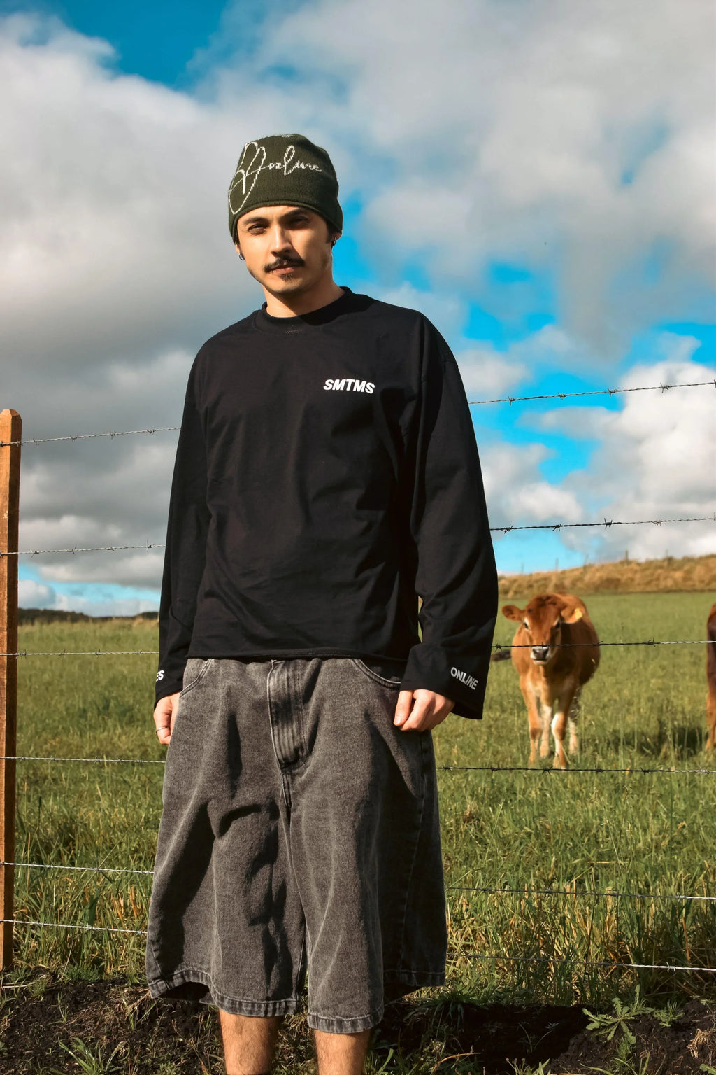 Camiseta Manga Longa SMTMS Preta - Four Street