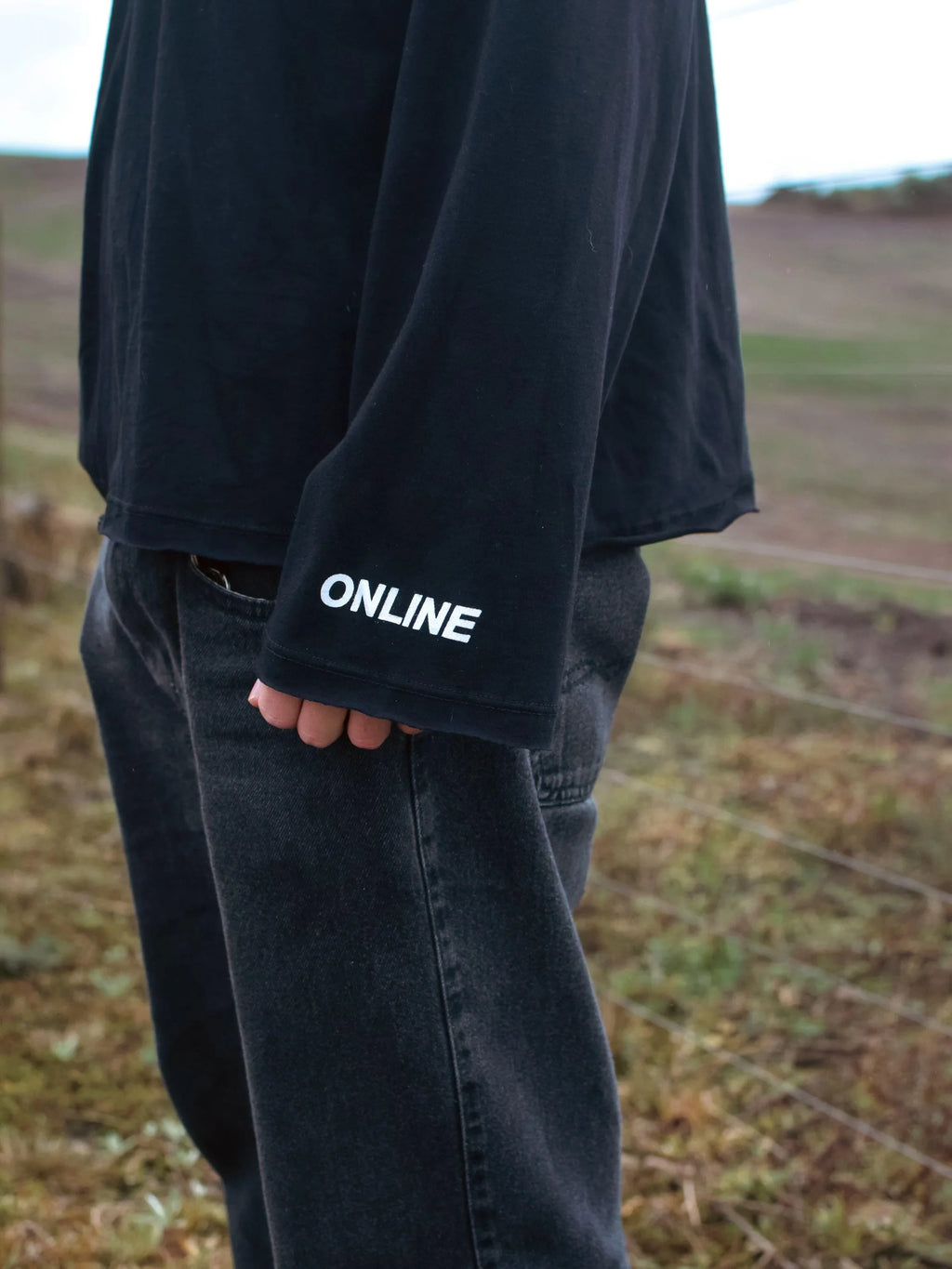 Camiseta Manga Longa SMTMS Preta - Four Street